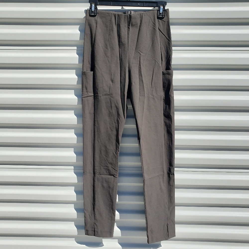 Athleta Wander Slim charcoal gray pants with invisible zipper - Picture 1 of 9